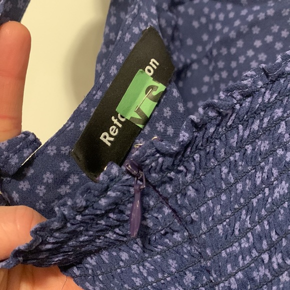 Reformation mini ruffle tank dress xxs - Picture 4 of 5